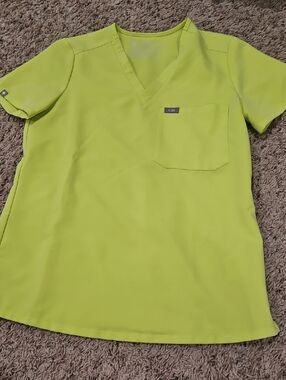 Figs Catarina Top- XS- Citrine